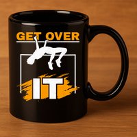 Get Over It High Jumpers Track And Field High Jump 11oz C Handle Ceramic Mug