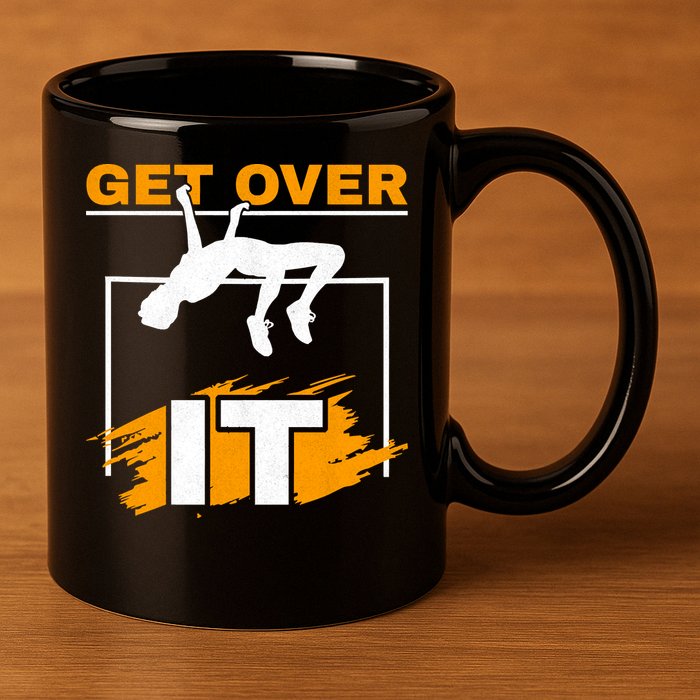 Get Over It High Jumpers Track And Field High Jump 11oz C Handle Ceramic Mug