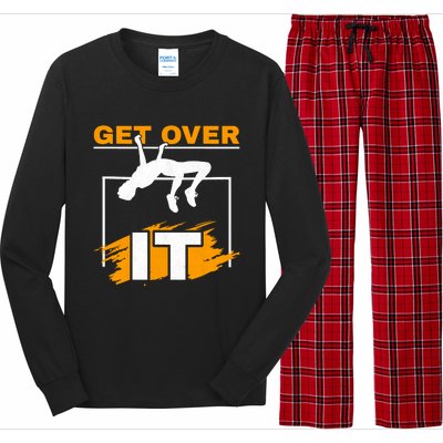 Get Over It High Jumpers Track And Field High Jump Long Sleeve Pajama Set