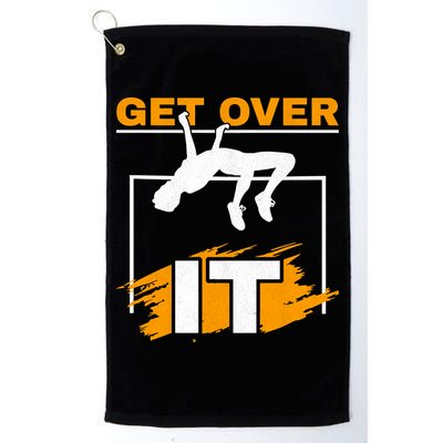 Get Over It High Jumpers Track And Field High Jump Golf Towel