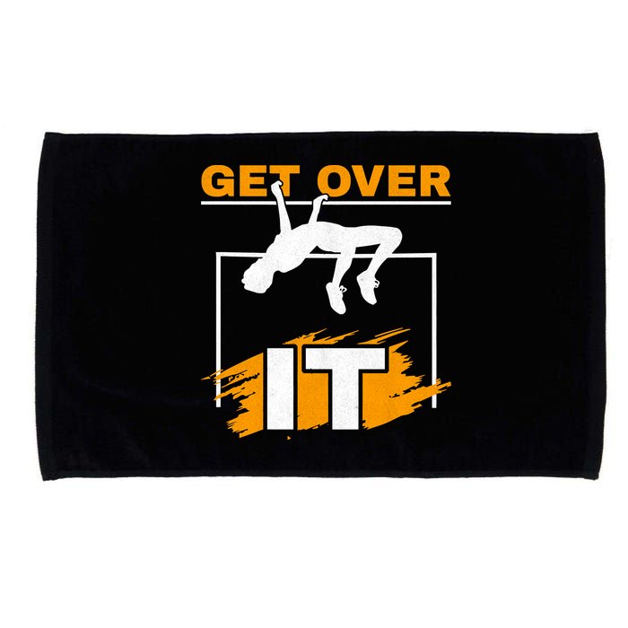 Get Over It High Jumpers Track And Field High Jump Microfiber Hand Towel