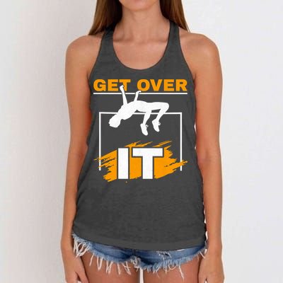 Get Over It High Jumpers Track And Field High Jump Women's Knotted Racerback Tank