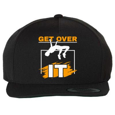 Get Over It High Jumpers Track And Field High Jump Wool Snapback Cap