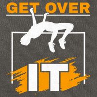 Get Over It High Jumpers Track And Field High Jump Cotton Canvas Backpack