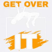 Get Over It High Jumpers Track And Field High Jump Garment-Dyed Sweatshirt