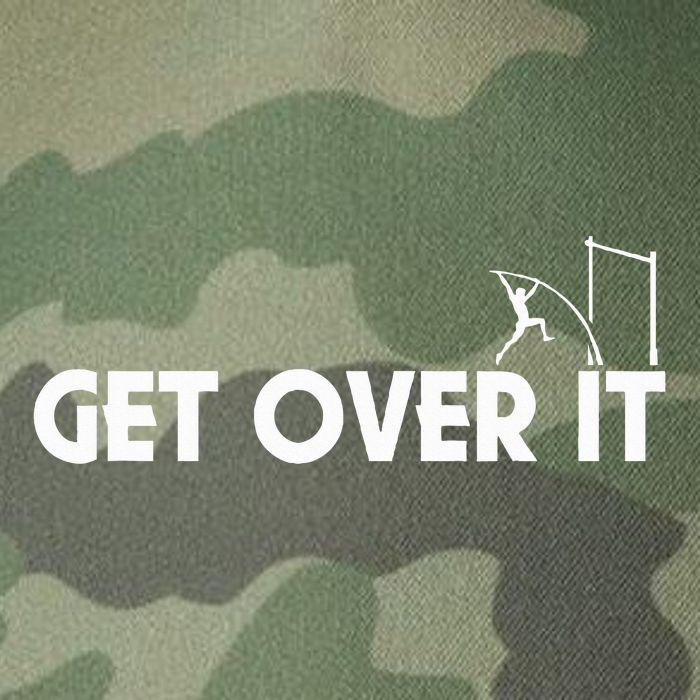 Get Over It Pole Vault Legacy Tie Dye Trucker Hat