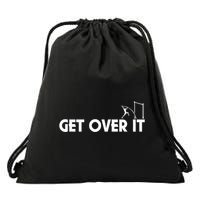 Get Over It Pole Vault Drawstring Bag