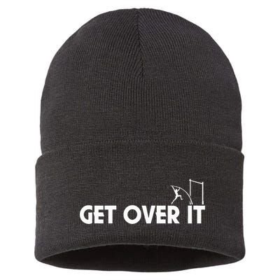 Get Over It Pole Vault Sustainable Knit Beanie