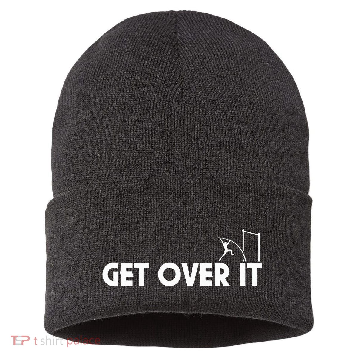 Get Over It Pole Vault Sustainable Knit Beanie