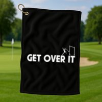 Get Over It Pole Vault Golf Towel