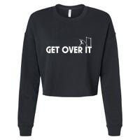 Get Over It Pole Vault Cropped Pullover Crew