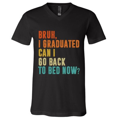 Graduate Outfit Idea Party Class Of 2025 Funny Graduation V-Neck T-Shirt