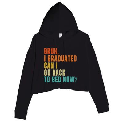 Graduate Outfit Idea Party Class Of 2025 Funny Graduation Crop Fleece Hoodie