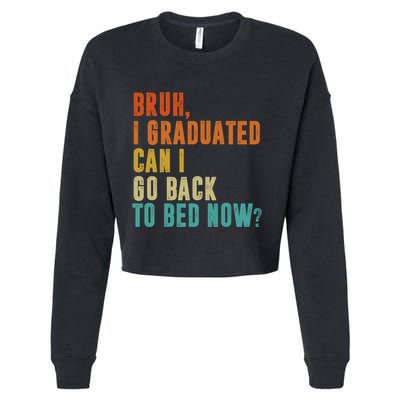 Graduate Outfit Idea Party Class Of 2025 Funny Graduation Cropped Pullover Crew