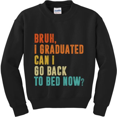 Graduate Outfit Idea Party Class Of 2025 Funny Graduation Kids Sweatshirt