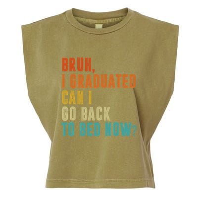 Graduate Outfit Idea Party Class Of 2025 Funny Graduation Garment-Dyed Women's Muscle Tee