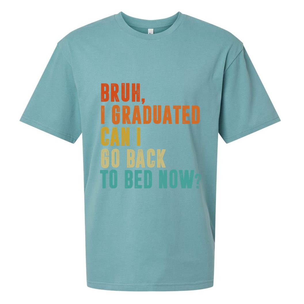 Graduate Outfit Idea Party Class Of 2025 Funny Graduation Sueded Cloud Jersey T-Shirt