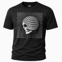 Graphic Optical Illusion Skull Cooling Performance Crew T-Shirt