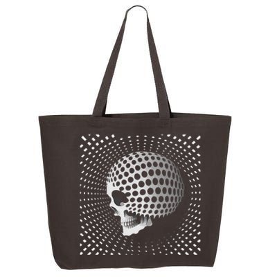 Graphic Optical Illusion Skull 25L Jumbo Tote