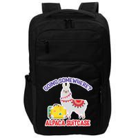 Going Somewhere Alpaca Suitcase Impact Tech Backpack