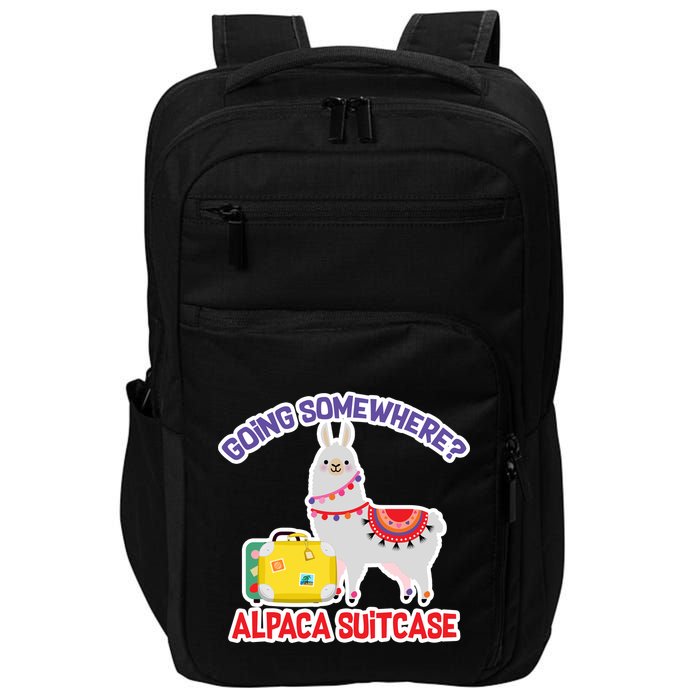 Going Somewhere Alpaca Suitcase Impact Tech Backpack