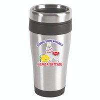 Going Somewhere Alpaca Suitcase 16oz Travel Tumbler