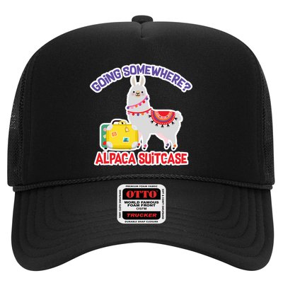 Going Somewhere Alpaca Suitcase Trucker Hat