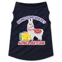 Going Somewhere Alpaca Suitcase Doggie Tank