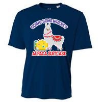 Going Somewhere Alpaca Suitcase Cooling Performance Crew T-Shirt