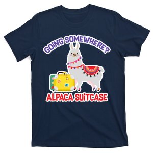 Going Somewhere Alpaca Suitcase T-Shirt