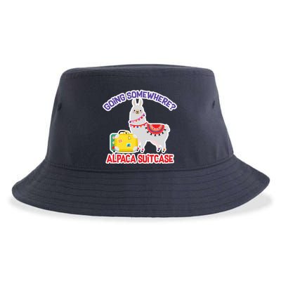 Going Somewhere Alpaca Suitcase Sustainable Bucket Hat