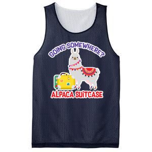 Going Somewhere Alpaca Suitcase Mesh Reversible Basketball Jersey Tank