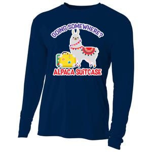 Going Somewhere Alpaca Suitcase Cooling Performance Long Sleeve Crew