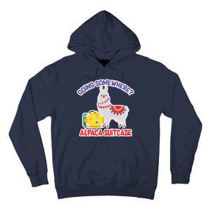 Going Somewhere Alpaca Suitcase Tall Hoodie