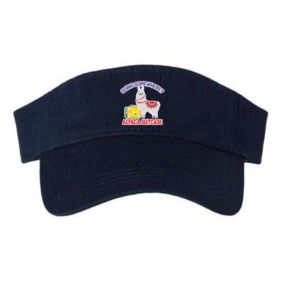 Going Somewhere Alpaca Suitcase Visor