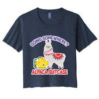 Going Somewhere Alpaca Suitcase Crop Top