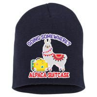 Going Somewhere Alpaca Suitcase Short Acrylic Beanie