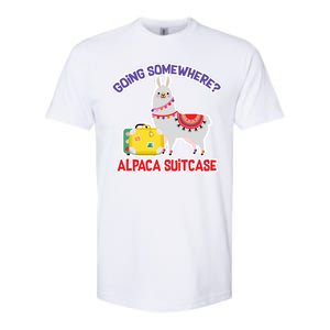 Going Somewhere Alpaca Suitcase Softstyle CVC T-Shirt