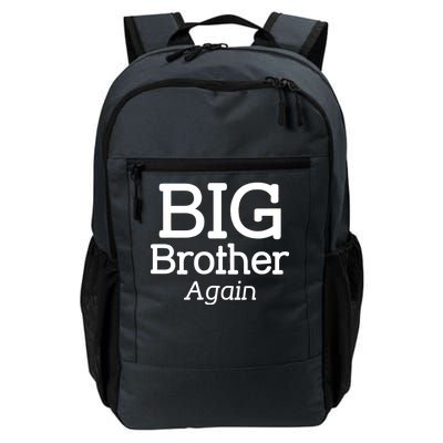 Going to be a Big Brother. Again! Daily Commute Backpack