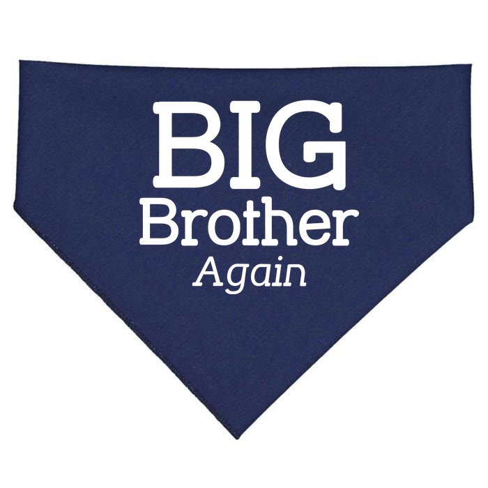 Going to be a Big Brother. Again! USA-Made Doggie Bandana