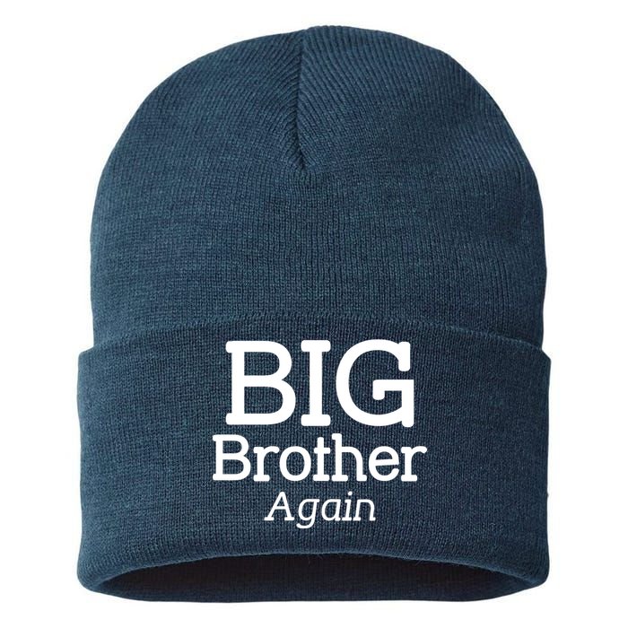 Going to be a Big Brother. Again! Sustainable Knit Beanie