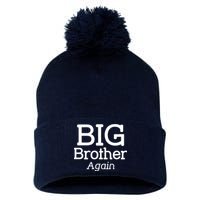 Going to be a Big Brother. Again! Pom Pom 12in Knit Beanie