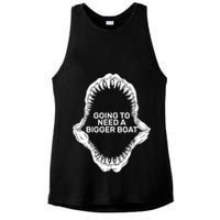 Going To Need A Bigger Boat Ladies PosiCharge Tri-Blend Wicking Tank