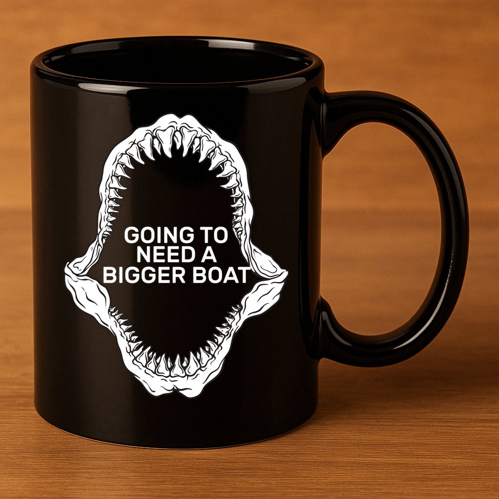 Going To Need A Bigger Boat 11oz C Handle Ceramic Mug