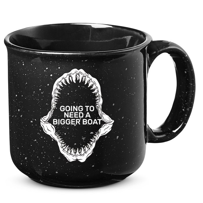 Going To Need A Bigger Boat 15oz Campfire Ceramic Mug