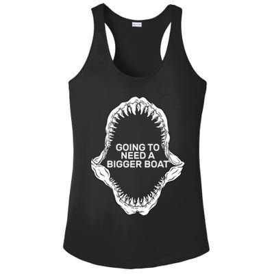 Going To Need A Bigger Boat Ladies PosiCharge Competitor Racerback Tank