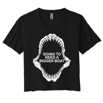 Going To Need A Bigger Boat Crop Top