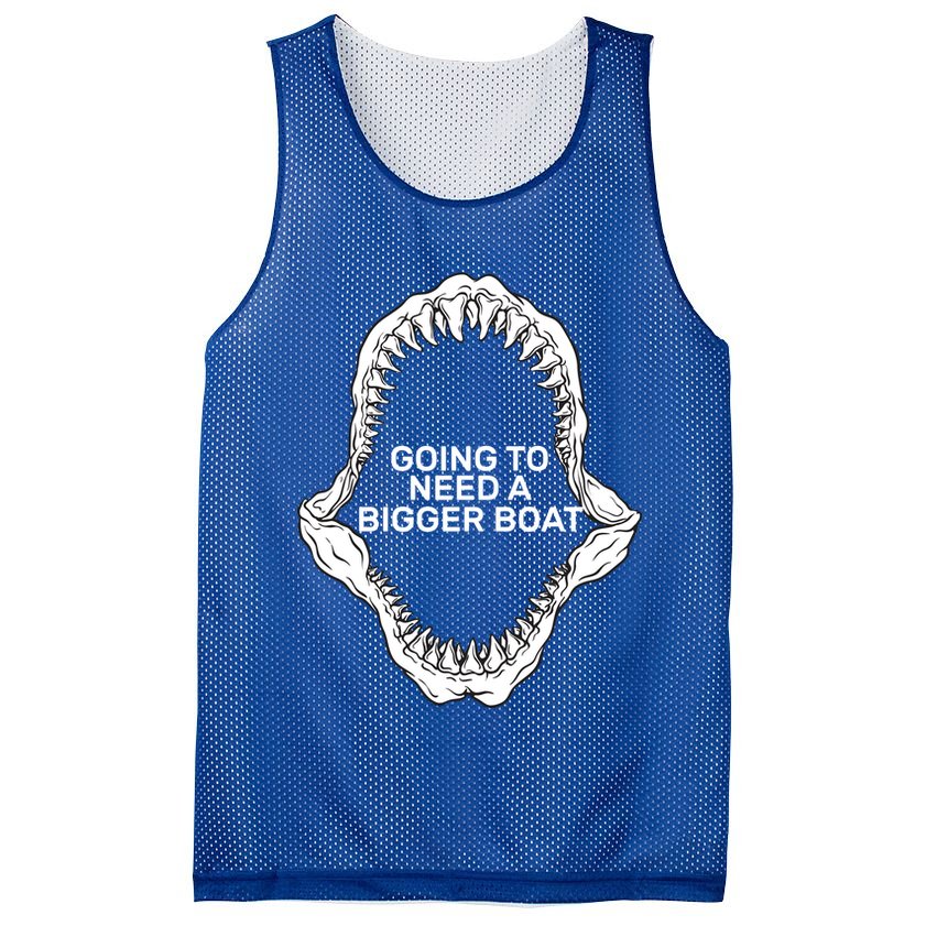 Going To Need A Bigger Boat Mesh Reversible Basketball Jersey Tank