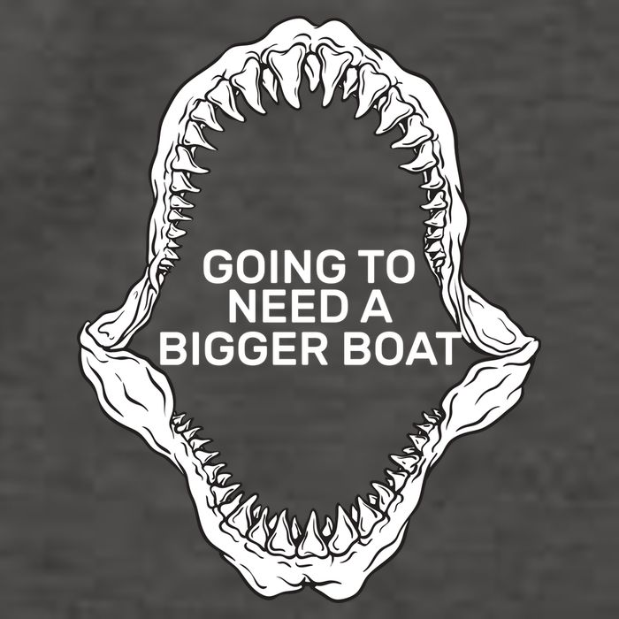 Going To Need A Bigger Boat Vector Backpack