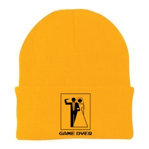 Game Over Jga Wedding Groom Funny Meaningful Gift Knit Cap Winter Beanie